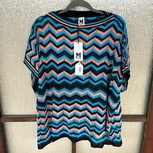 Missoni women’s colorful tunic top size medium. Fit oversized.